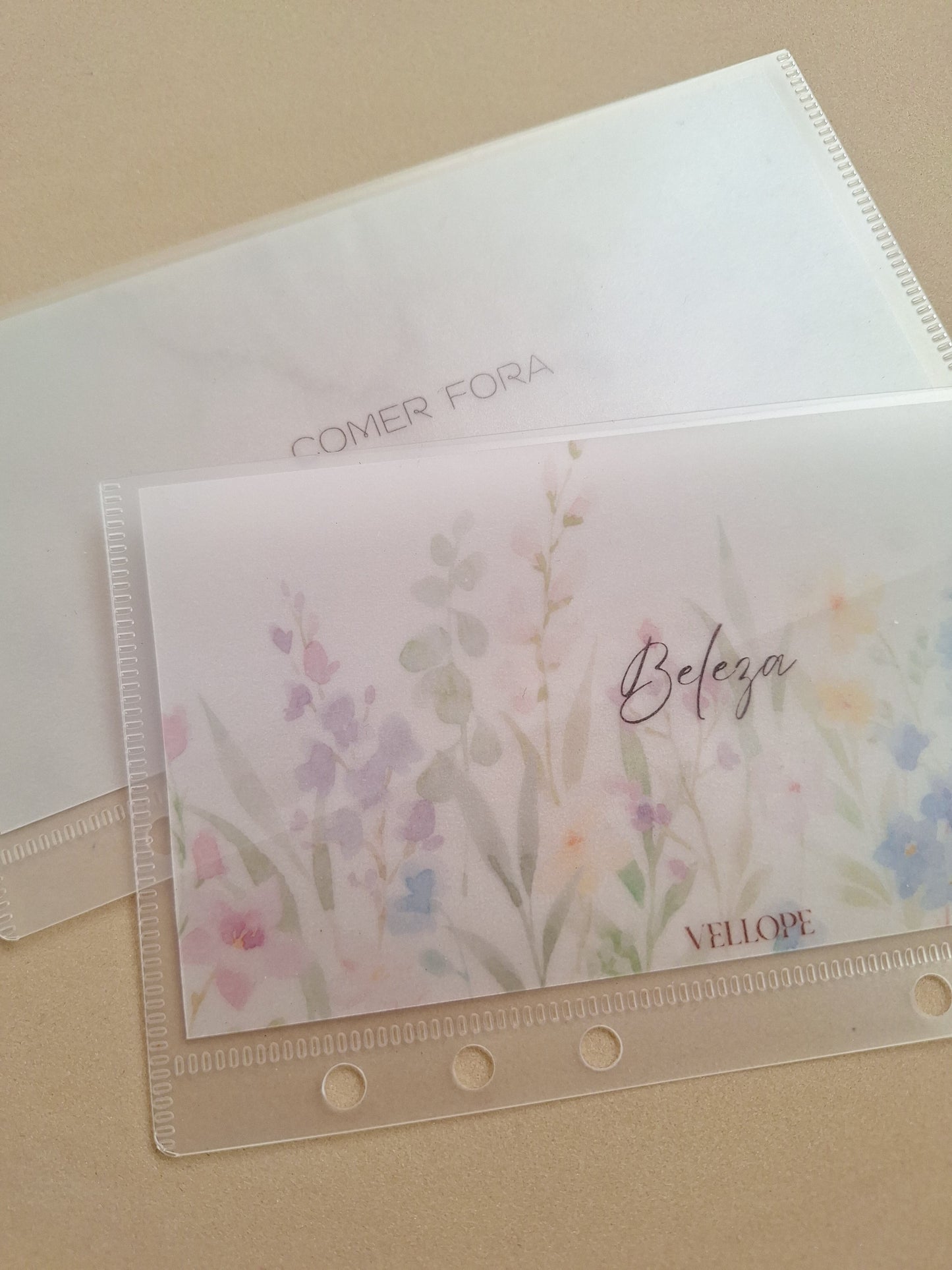 Envelopes PVC com categoria